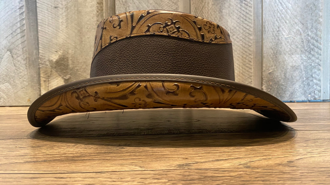 Falcon Leather Cowboy Hat