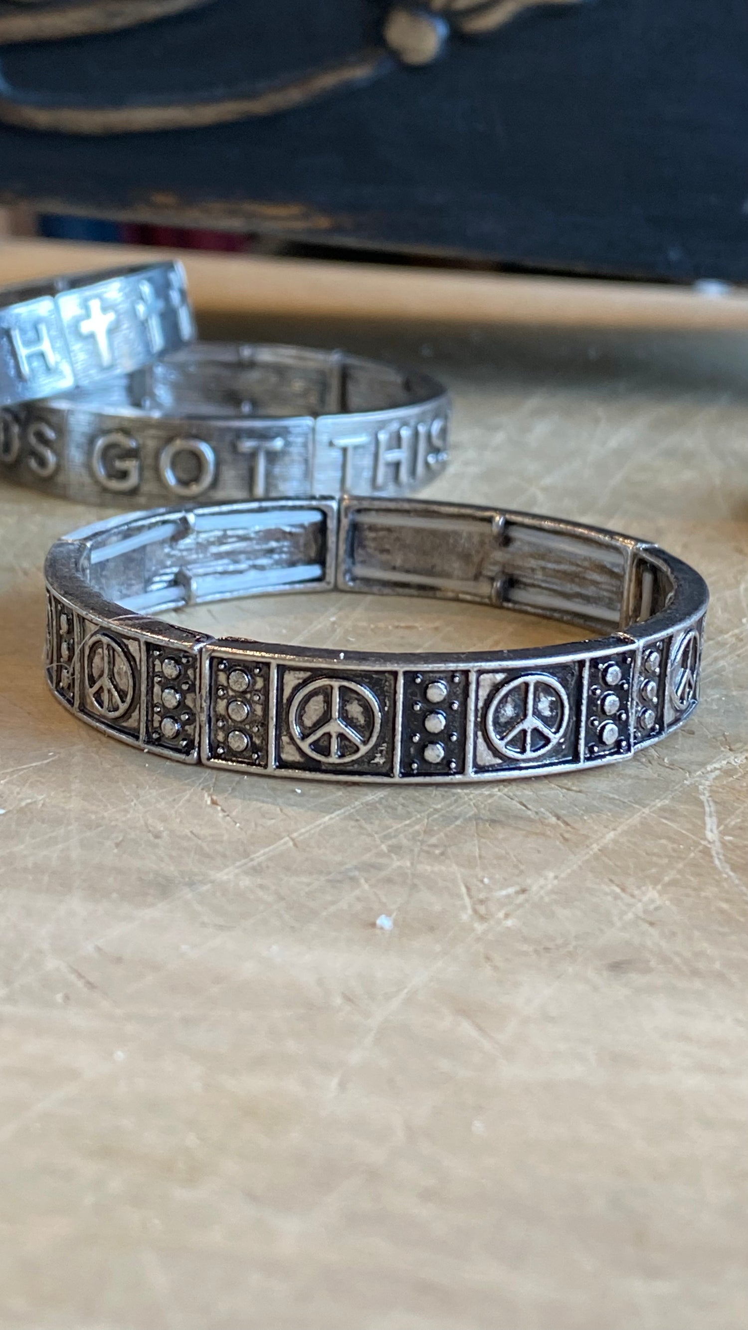 Embossed Stretch Bracelets