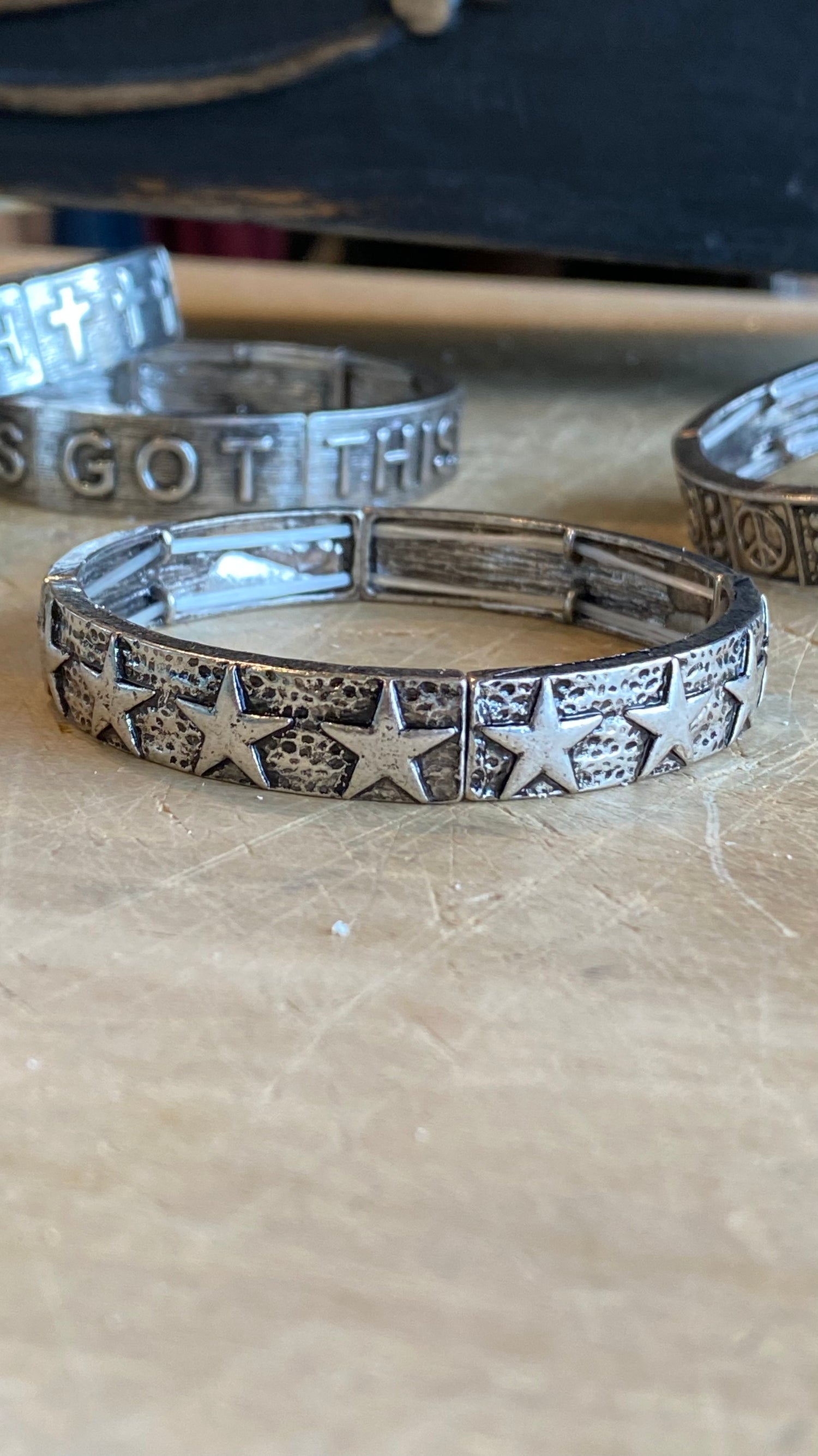 Embossed Stretch Bracelets