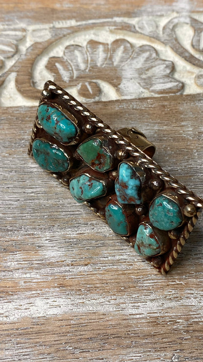 Turquoise Bar Ring