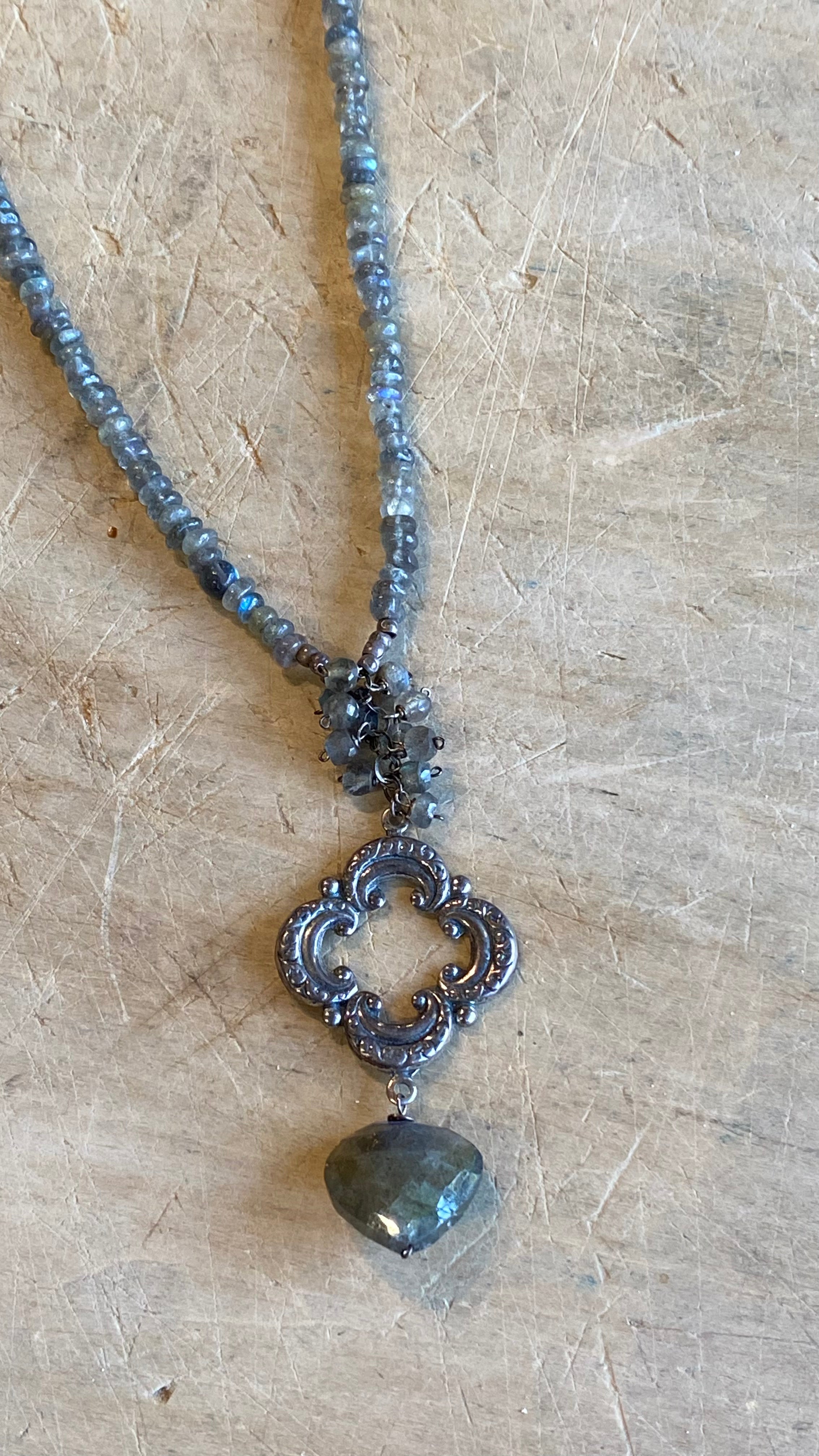 Sterling and Labradorite Necklace