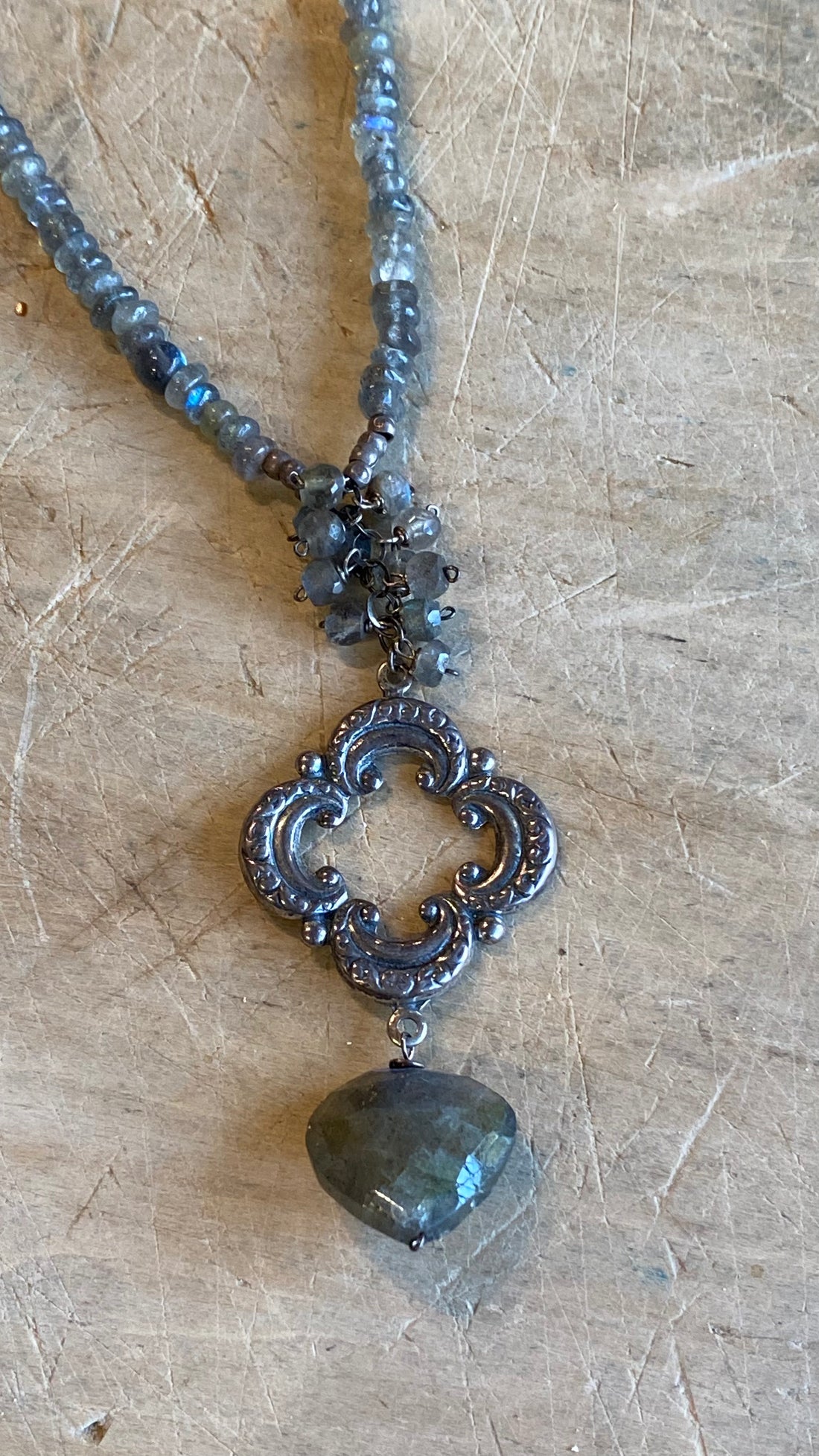 Sterling and Labradorite Necklace