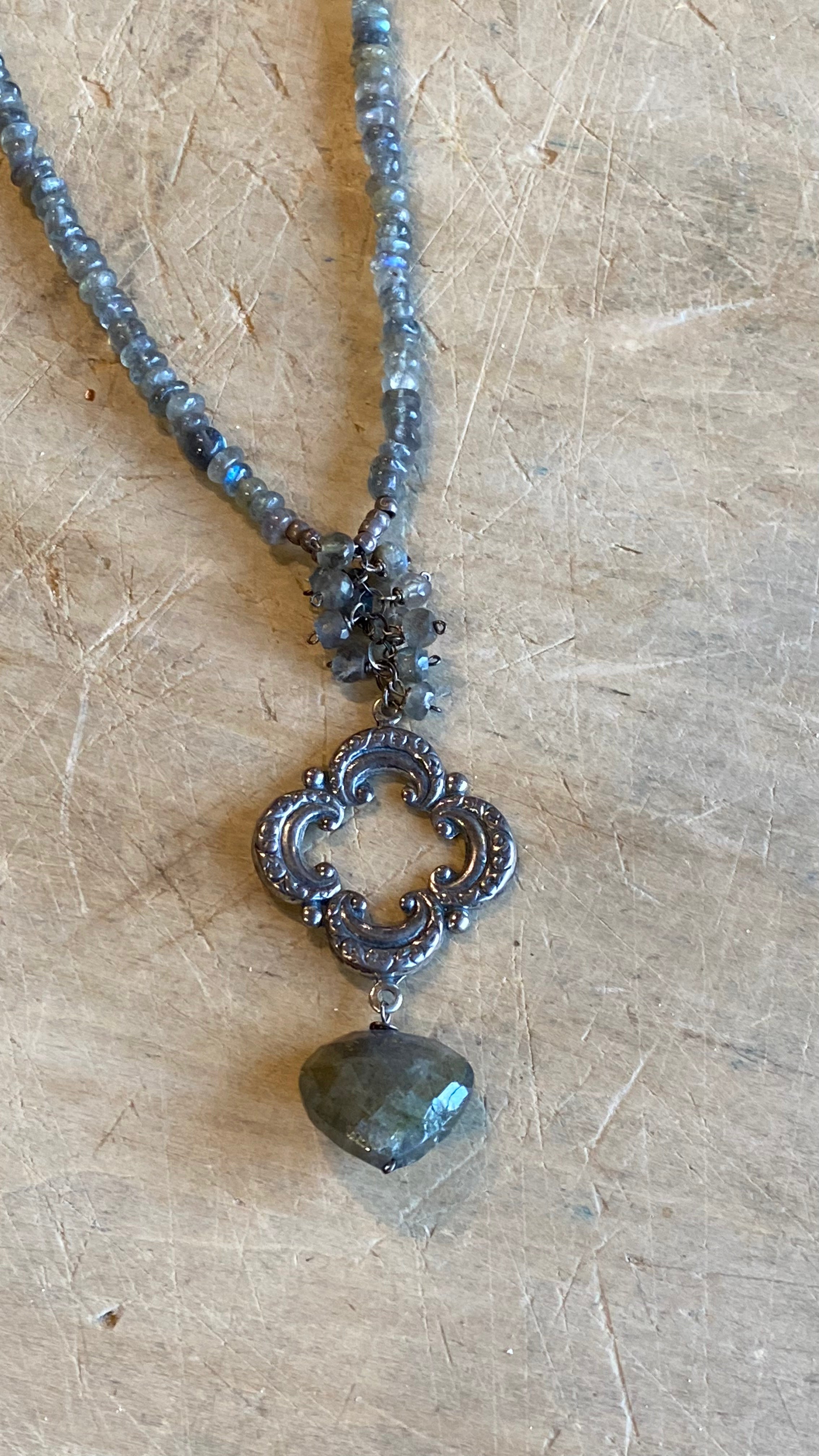 Sterling and Labradorite Necklace