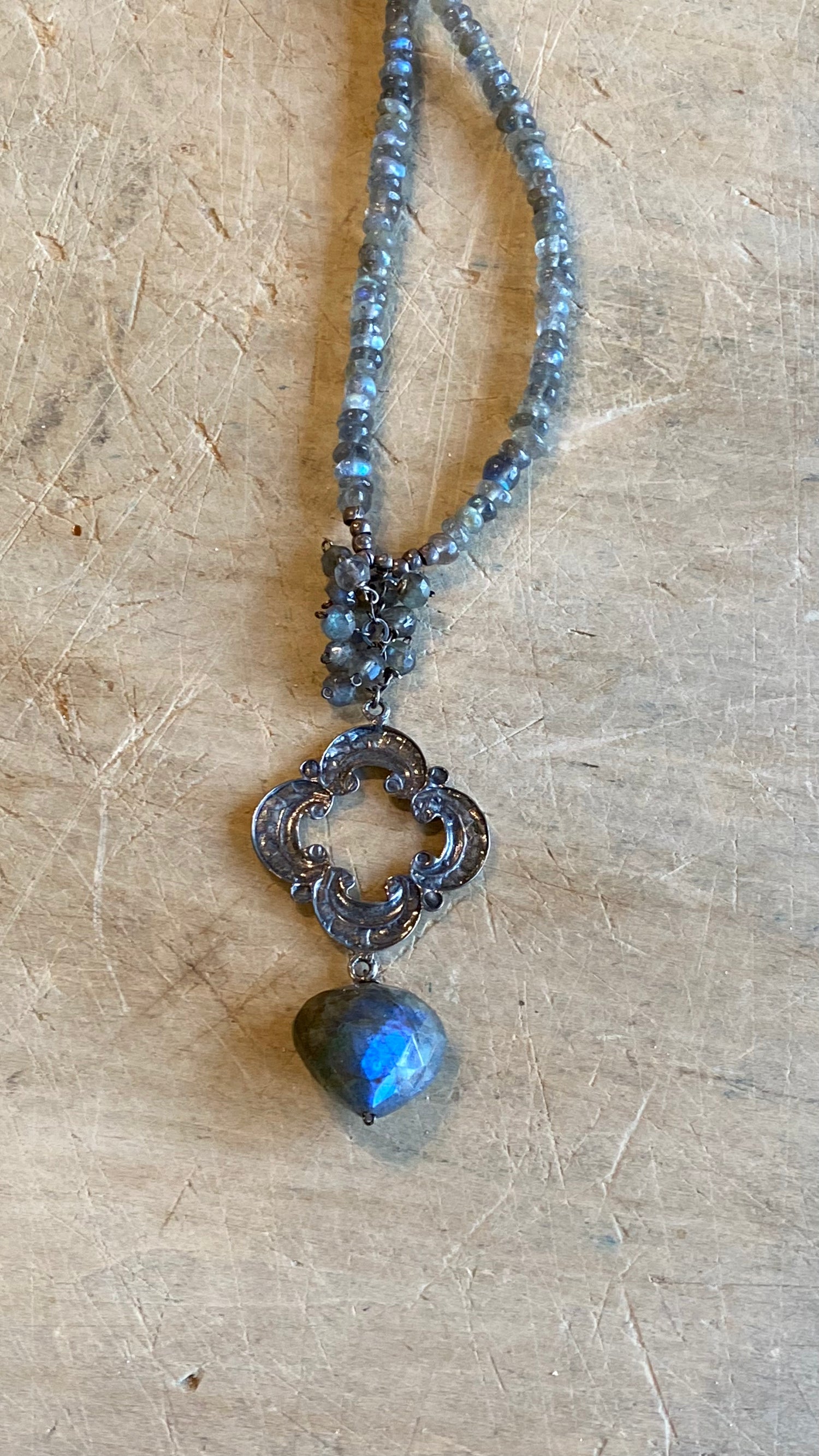 Sterling and Labradorite Necklace