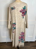 Rose Applique Lace Layer Dress #091