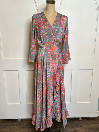 Cienna Ryla Long Wrap Dress