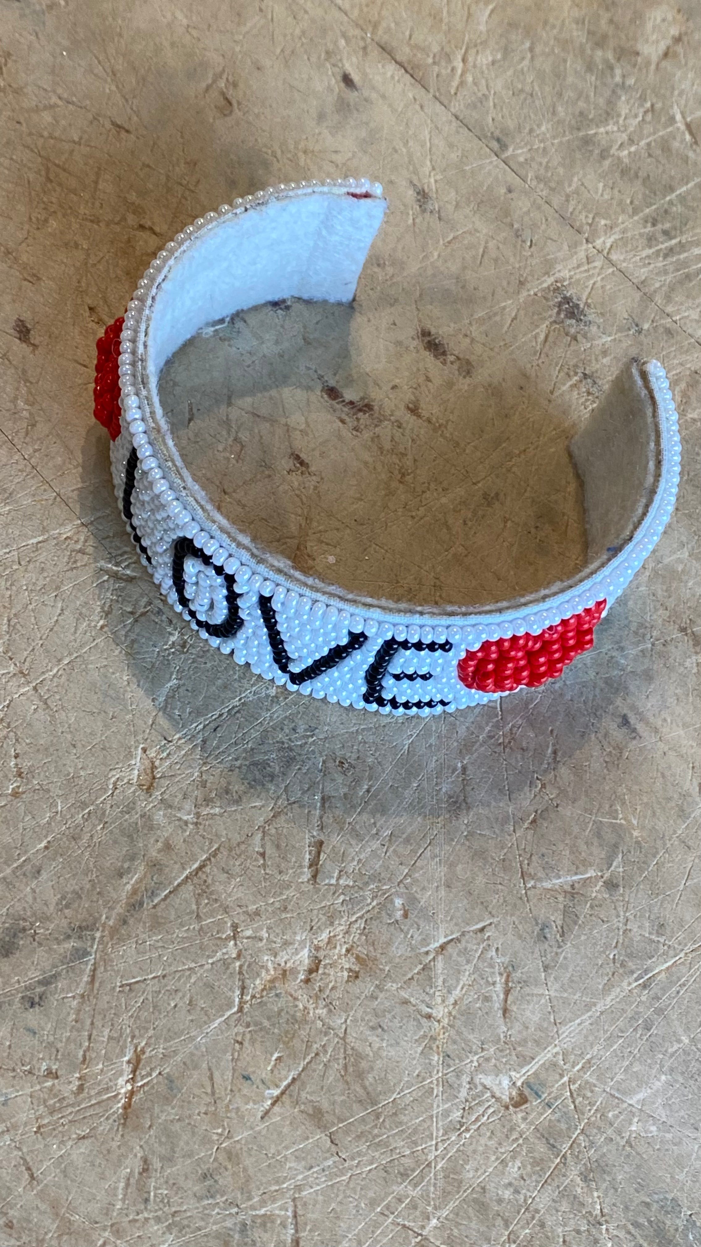 Beaded LOVE Bracelet