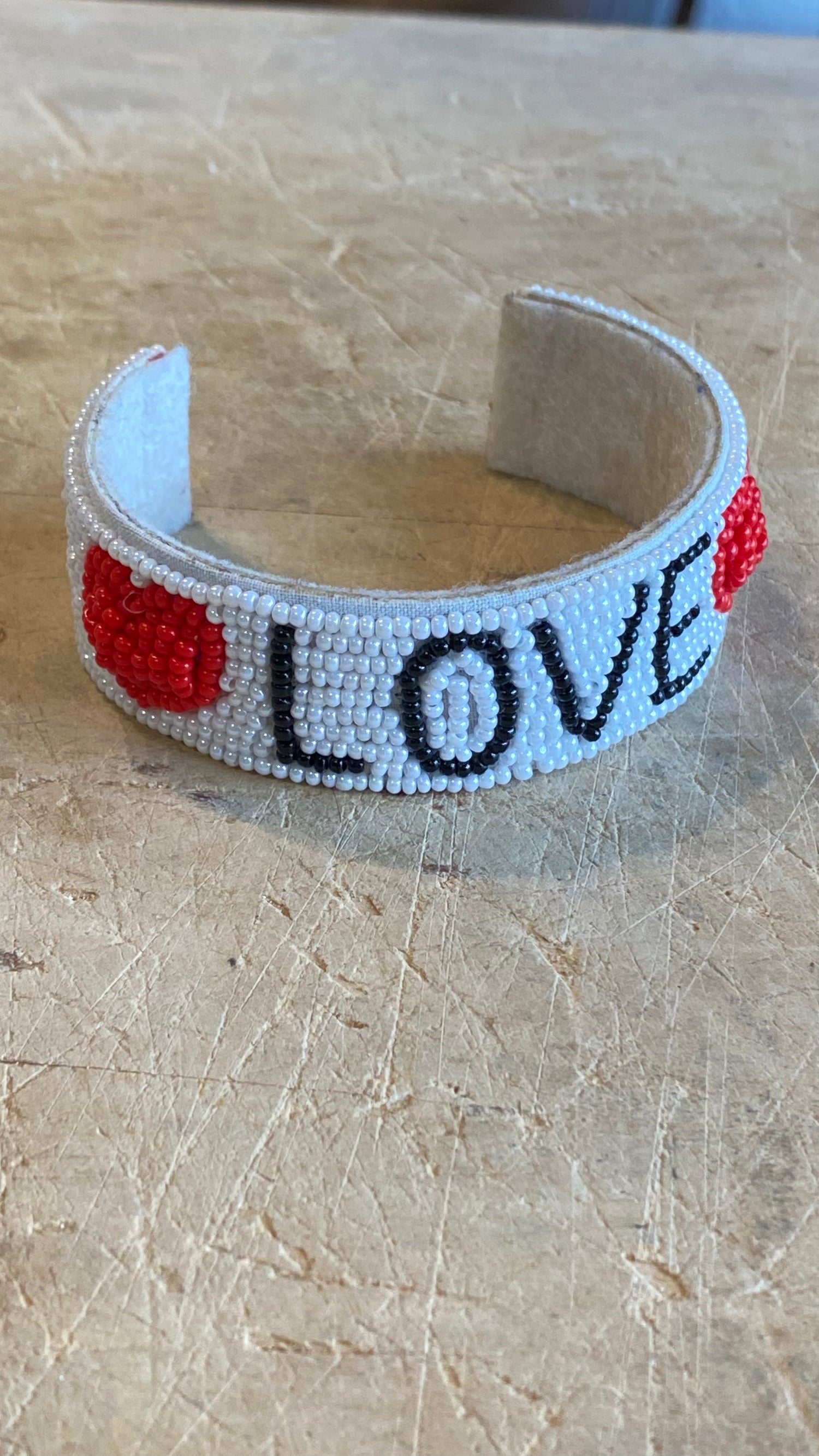 Beaded LOVE Bracelet