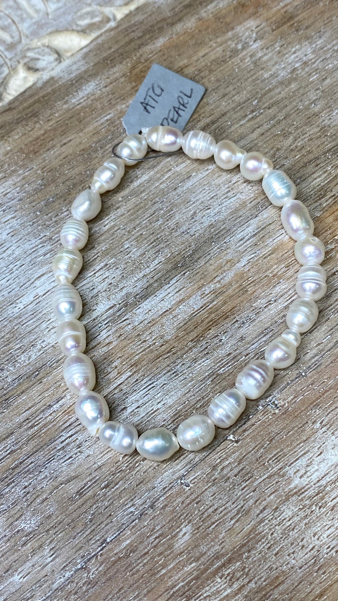 ATG Small Pearl Stretch Bracelet