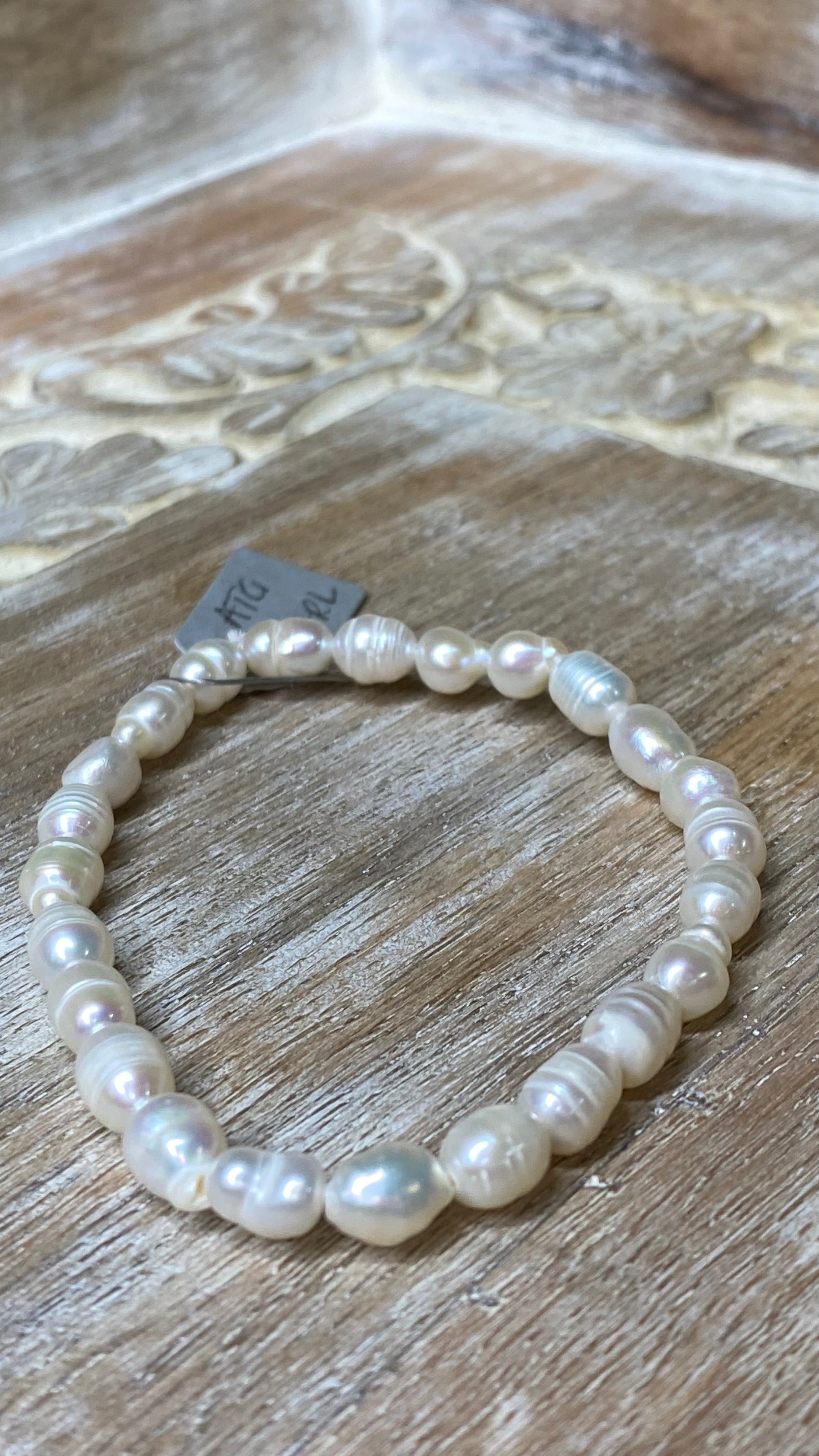 ATG Small Pearl Stretch Bracelet