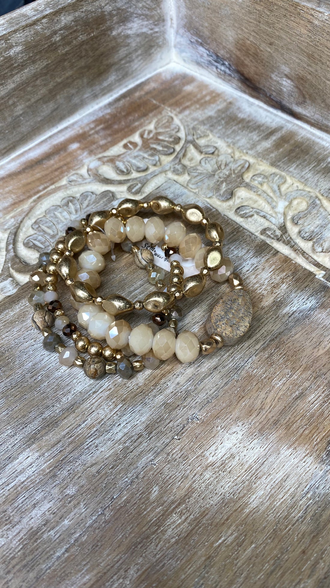 Gold and Cream Stretch Bundle