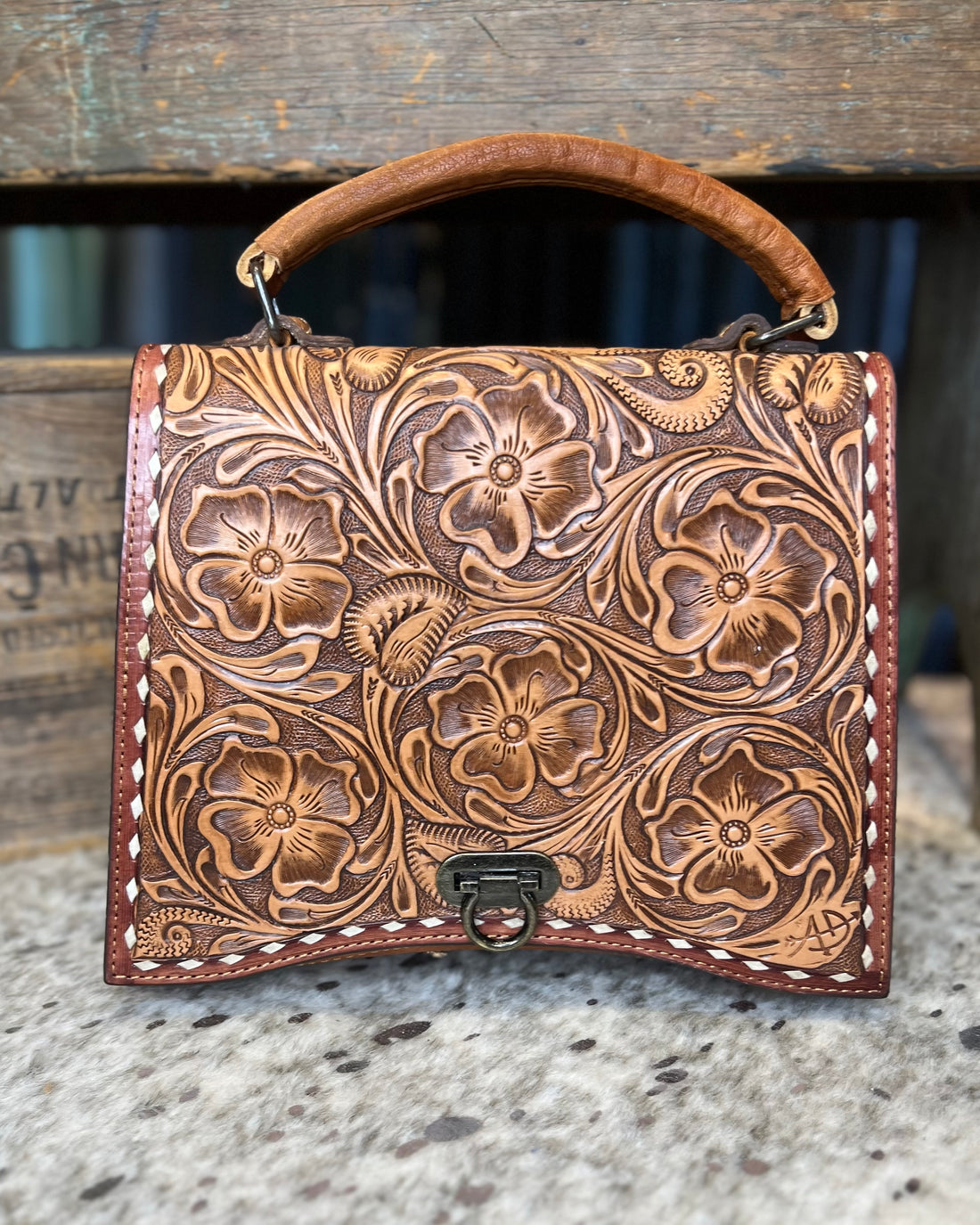 Tooled Handbag 