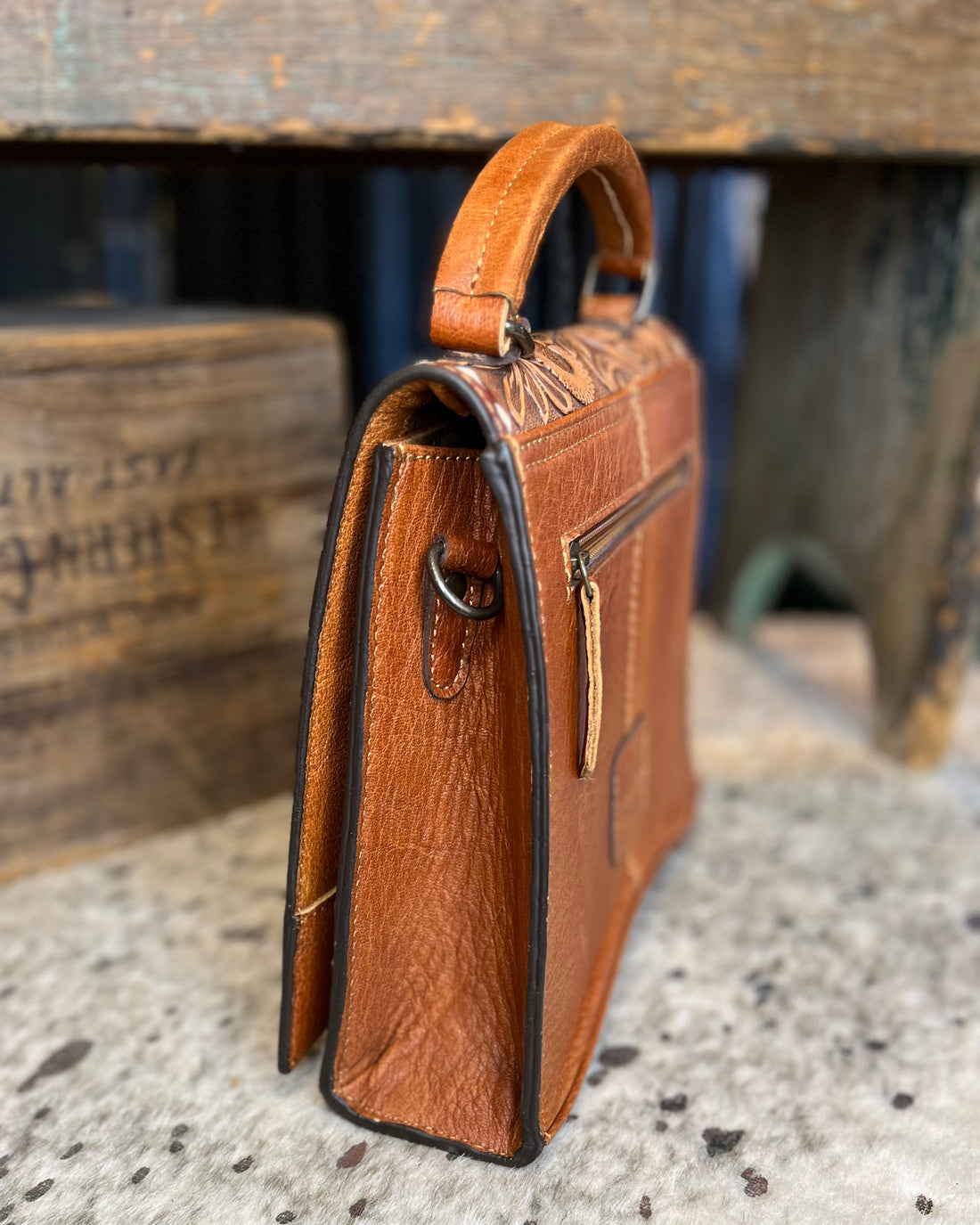 Tooled Handbag 