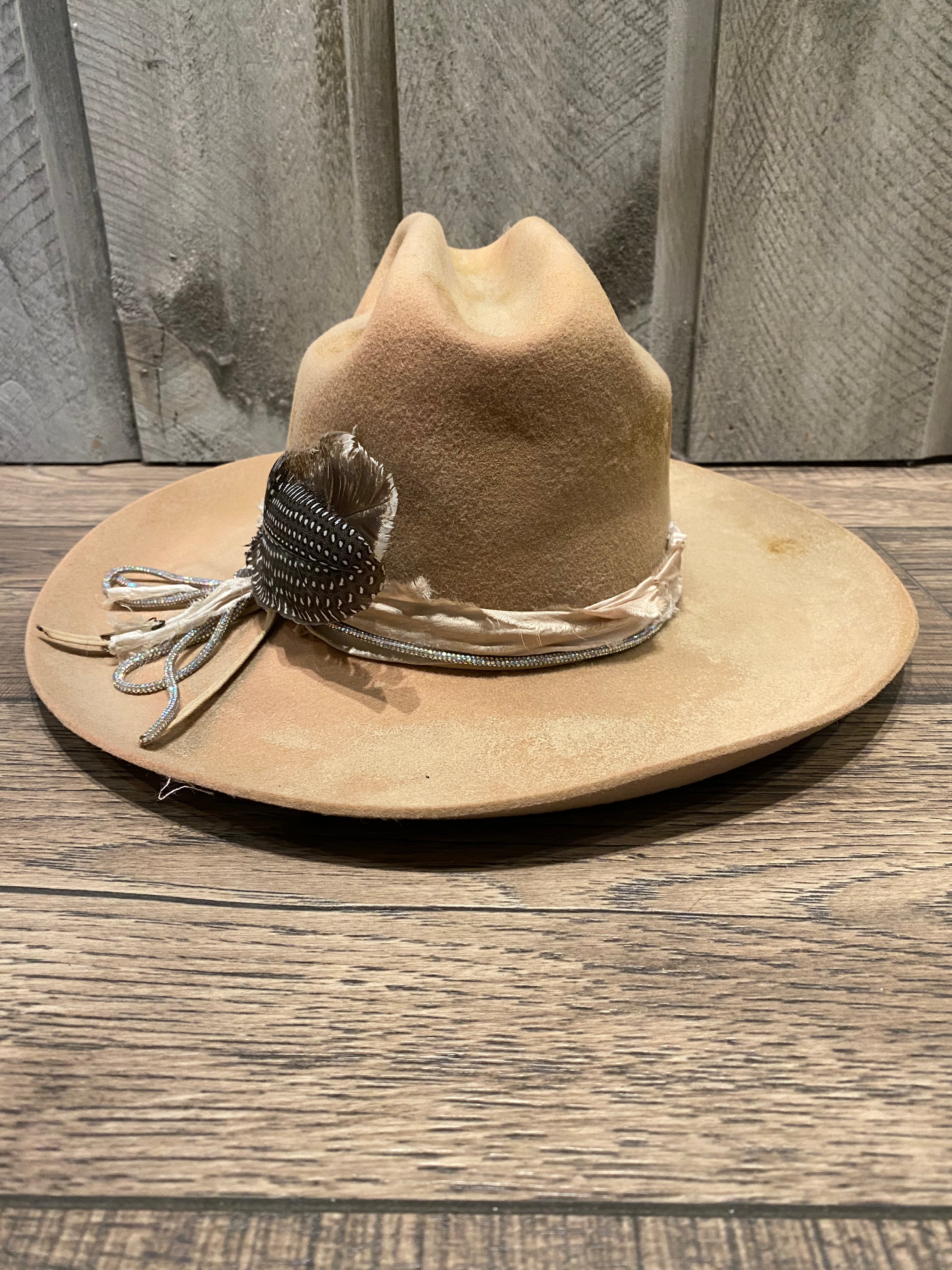 Blush Hand Distressed Hat