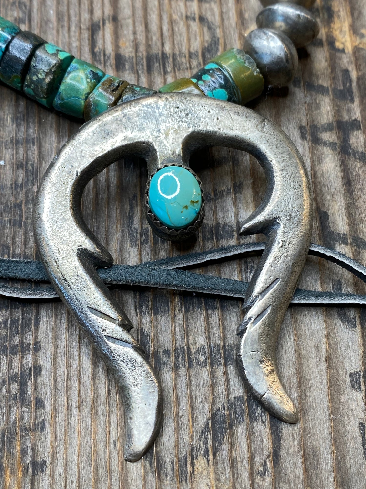 Navajo Naja on Turquoise Necklace