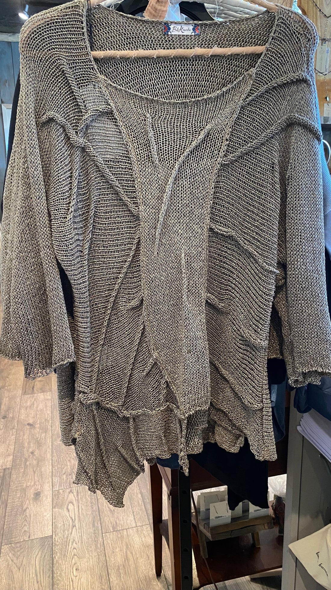 Tucked Asymmetric Sweater