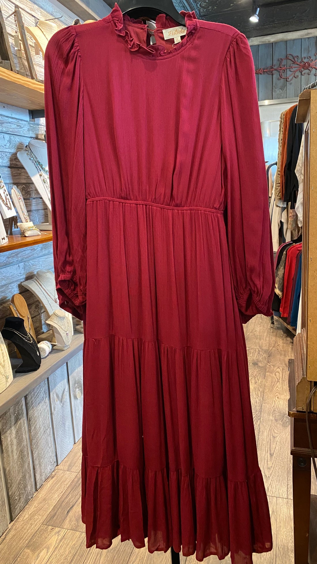 Wine Maxi Dress
