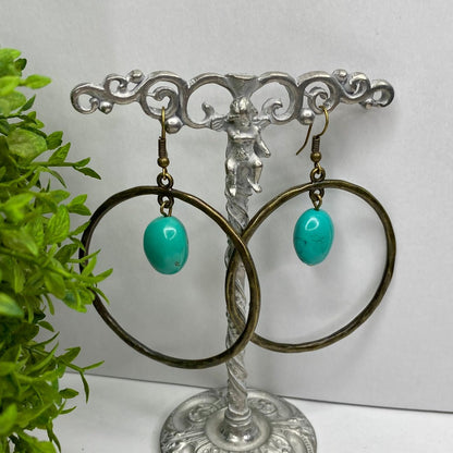 Encircled Stone Earring