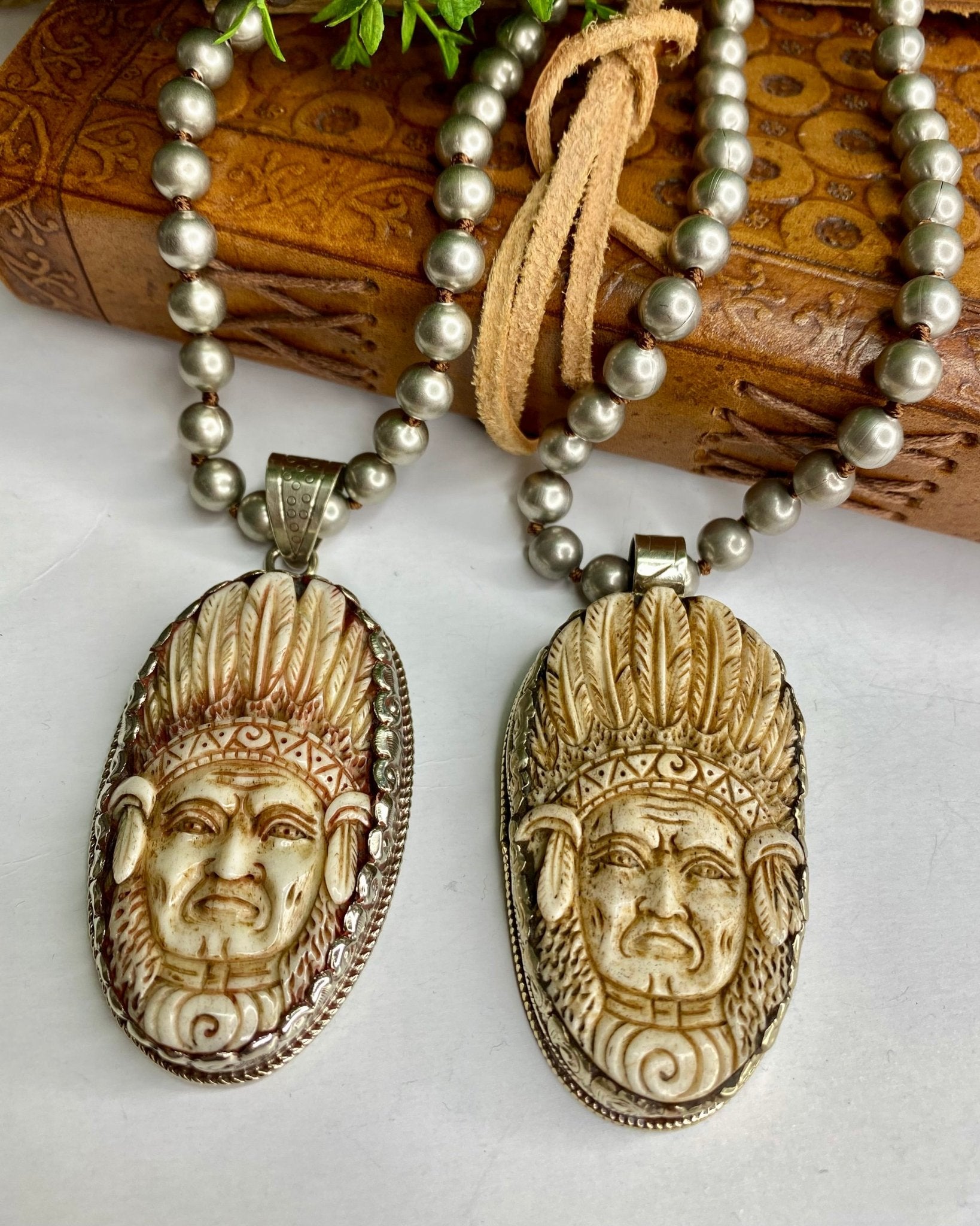 Tibetan Native American Chief Necklace - Vintage Vault Boutique