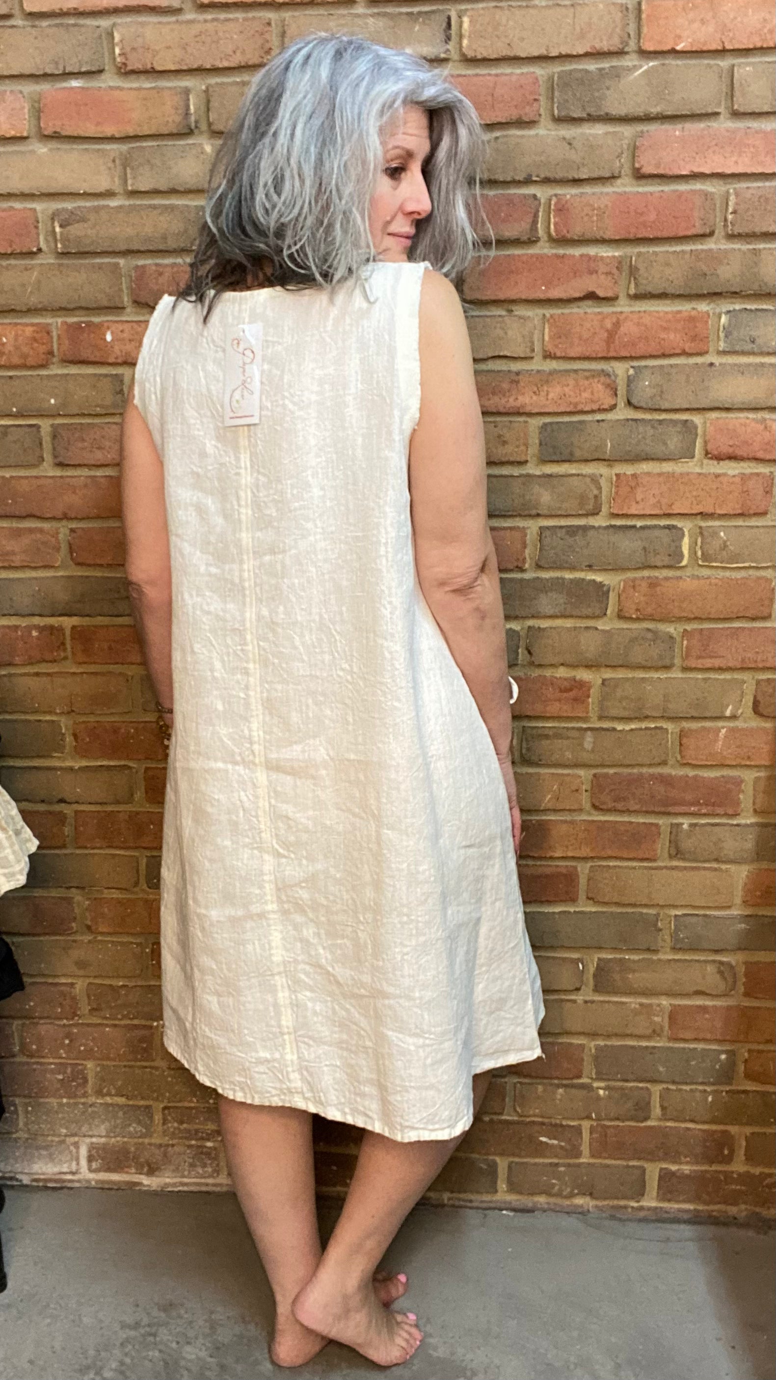 Ivory Pocket Tunic/Dress