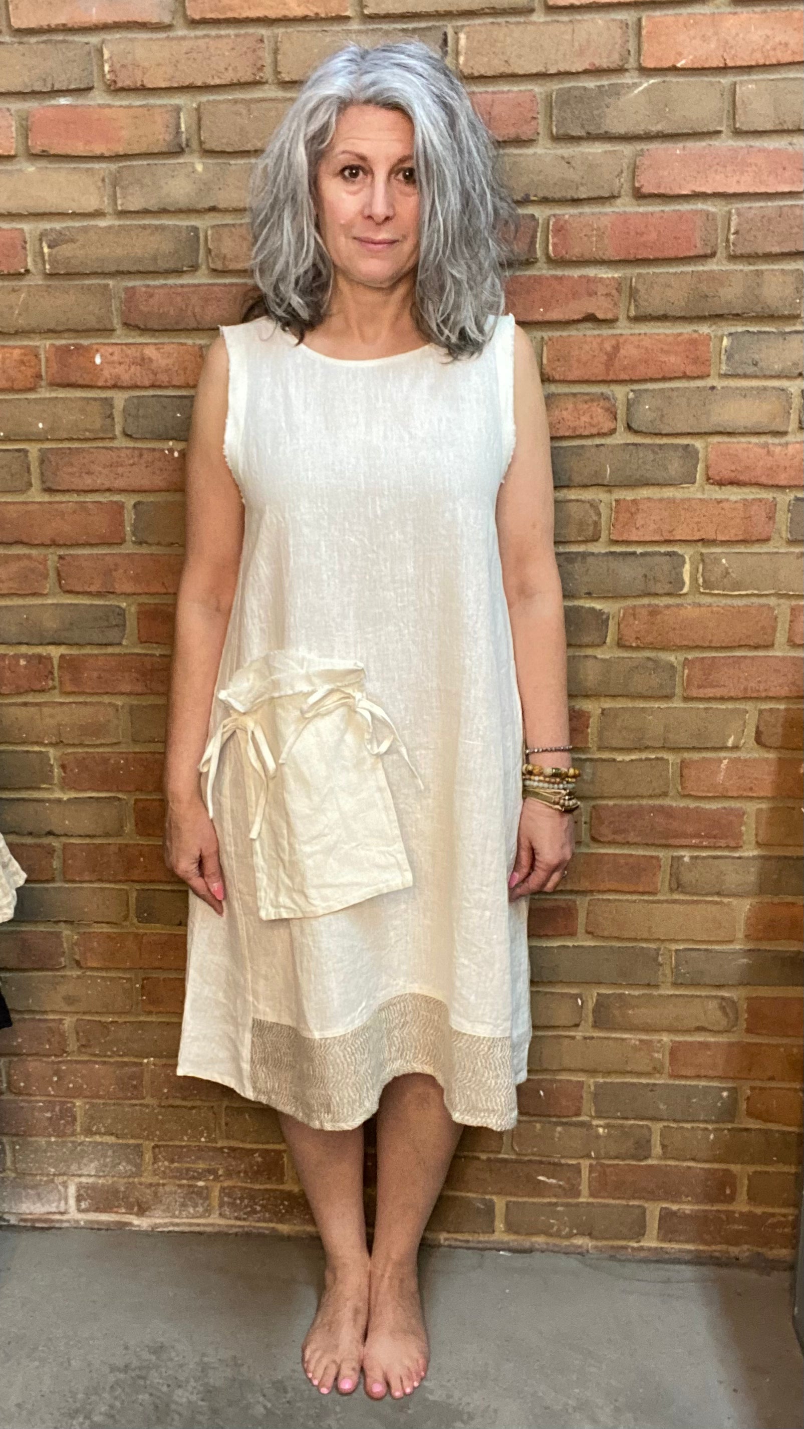 Ivory Pocket Tunic/Dress