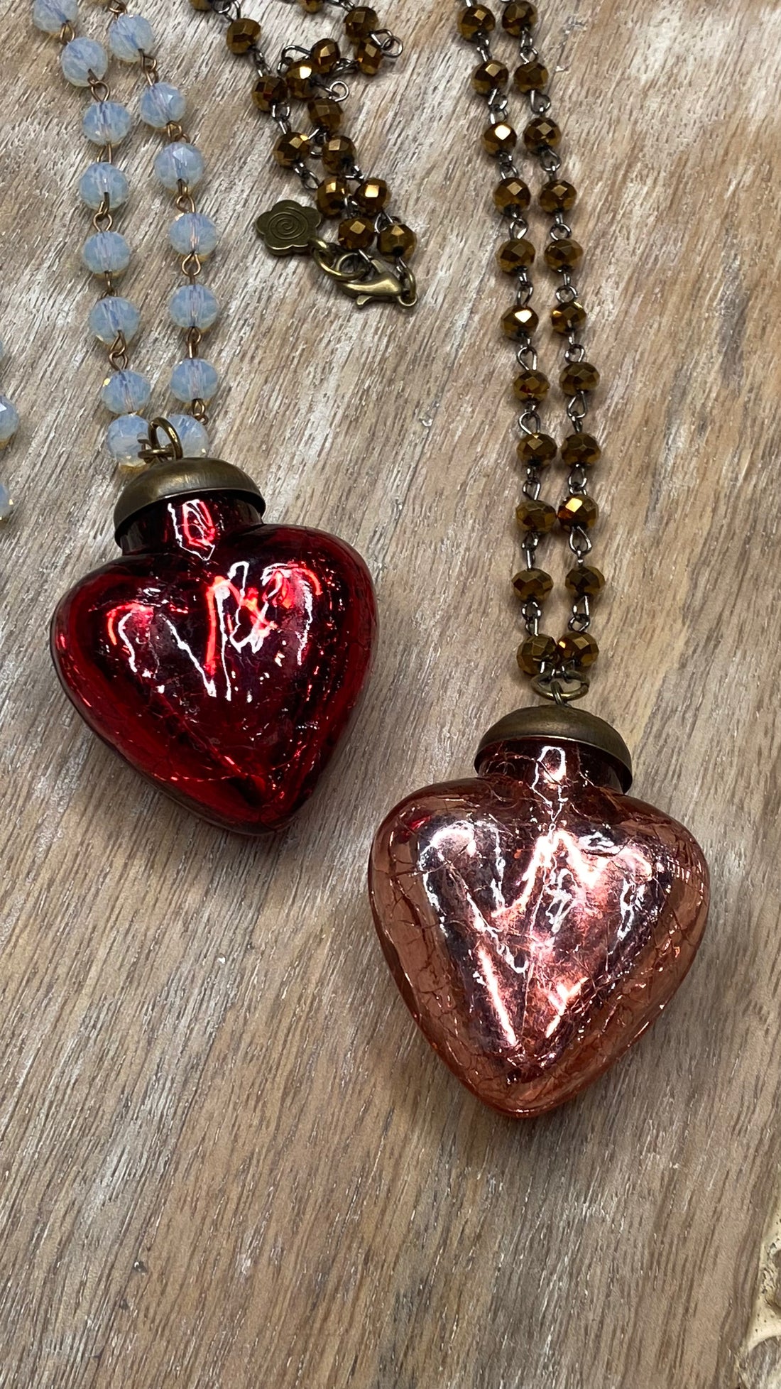 Glass Heart Necklace (Small)