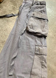 Cargo Parachute Drawstring Pants CHARCOAL (color shown is not correct) #781