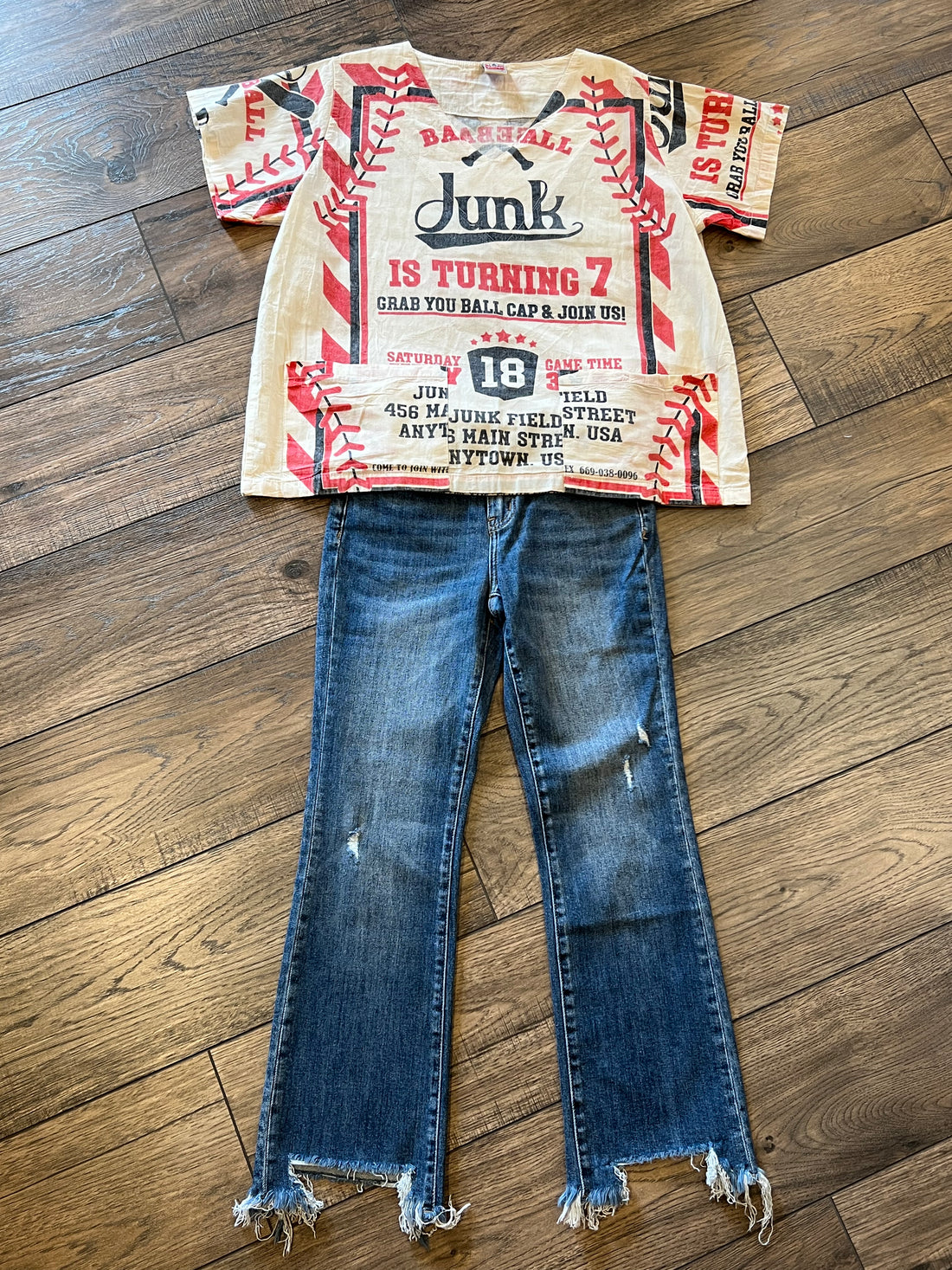 Junk Field Baseball Two Pocket Top