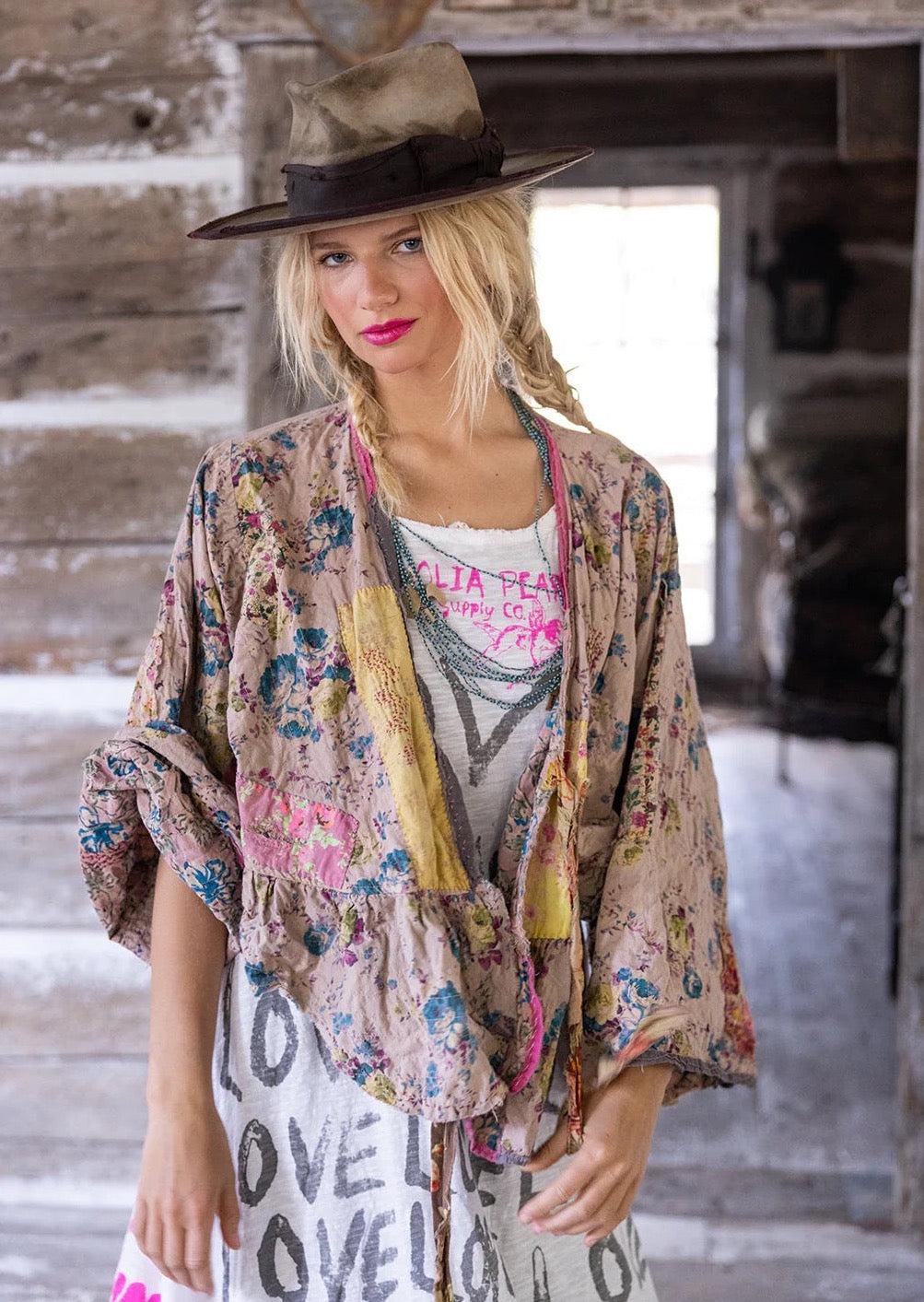 Jacket 993 Quilted Lisa Lotte Shawl - Blueberry