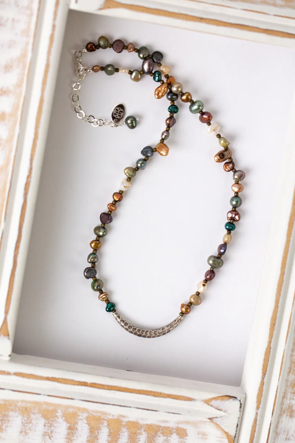 Imperfect Freshwater Pearl Necklace N001 - Vintage Vault Boutique