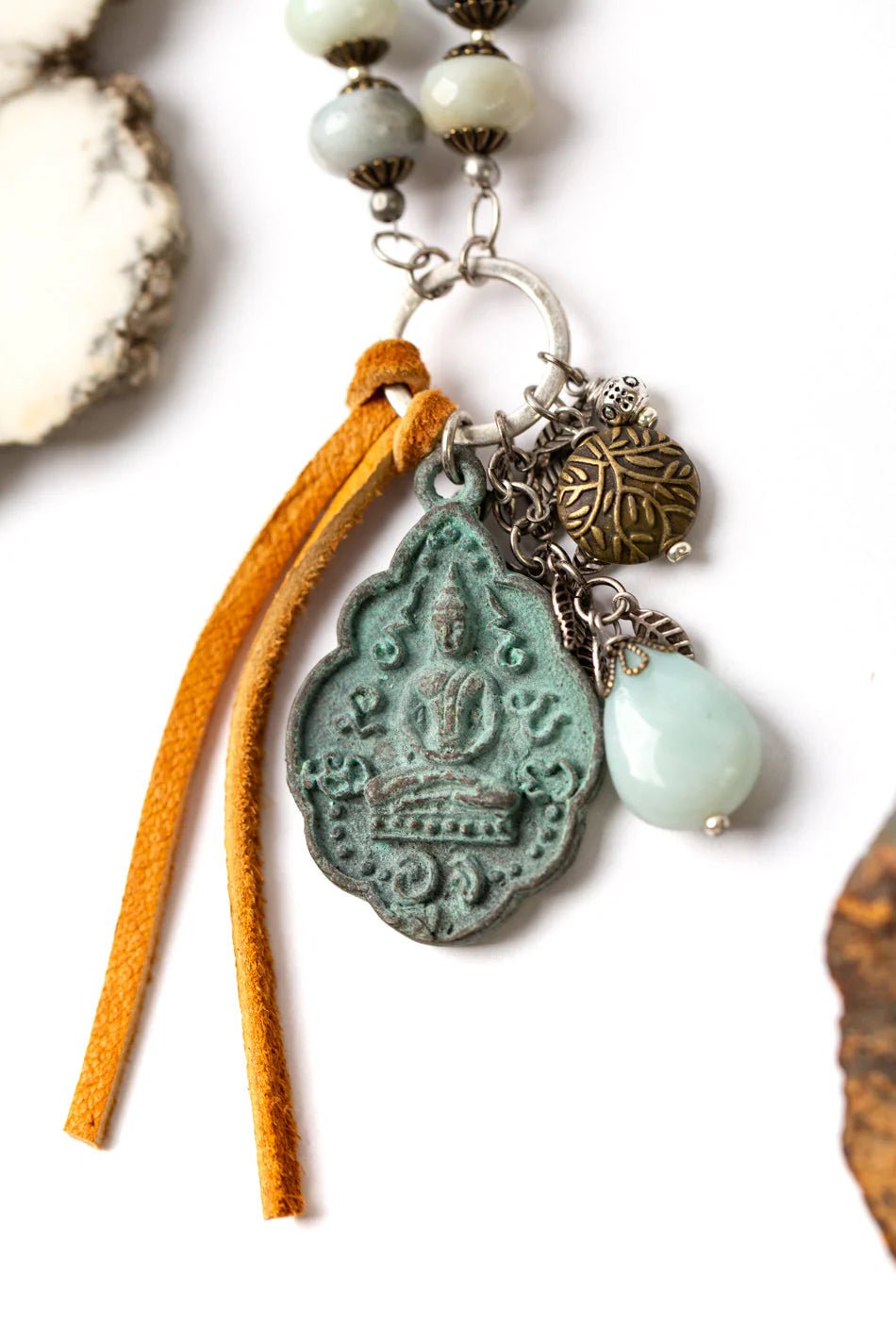 Integrity Long Statement Necklace N016 - Vintage Vault Boutique