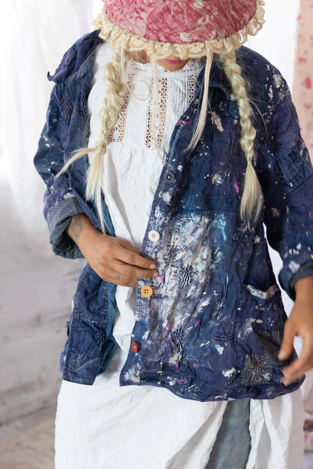 Jacket 908 Paint Splatter Tancy Coat  WORKWEAR