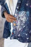 Jacket 908 Paint Splatter Tancy Coat  WORKWEAR