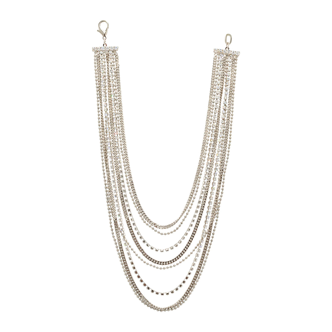 Wendy Short Necklace in Antique Silver