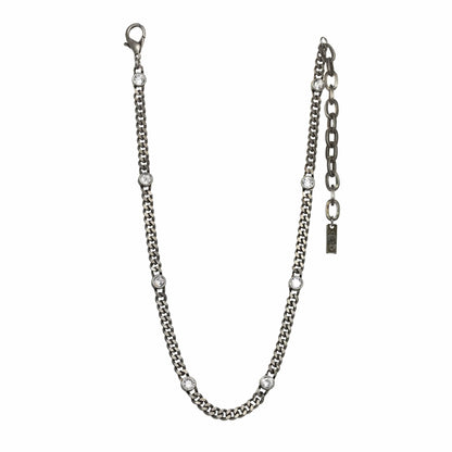 Owen Necklace in Antique Silver