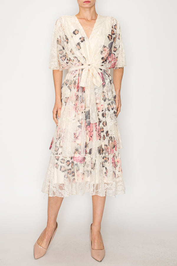 Lace Leo Flower Dress