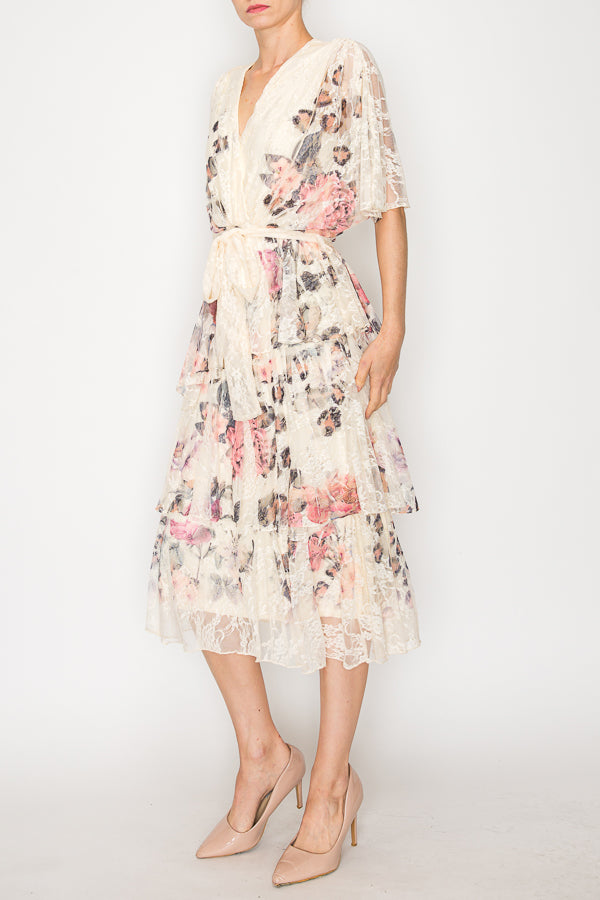 Lace Leo Flower Dress