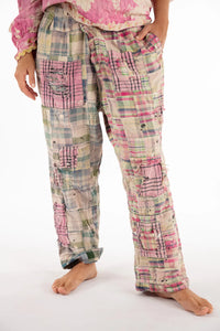 Pant 510 Patchwork Charmie Trousers  Madras Pink