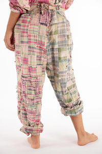 Pant 510 Patchwork Charmie Trousers  Madras Pink