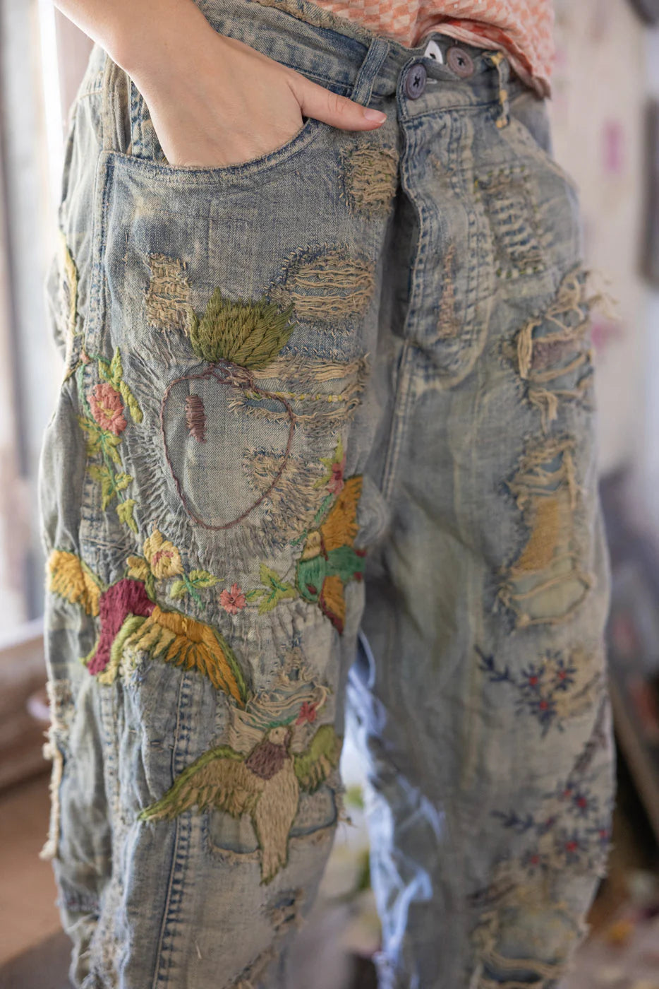 PANT 848 Belle Le Vie Miner Denims Faded Indigo