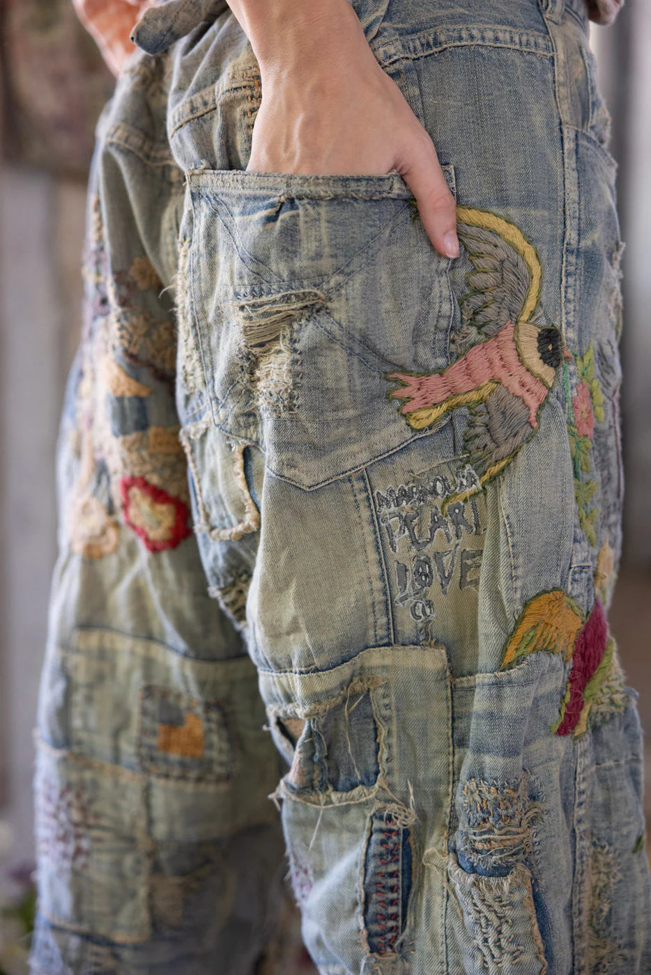 PANT 848 Belle Le Vie Miner Denims Faded Indigo