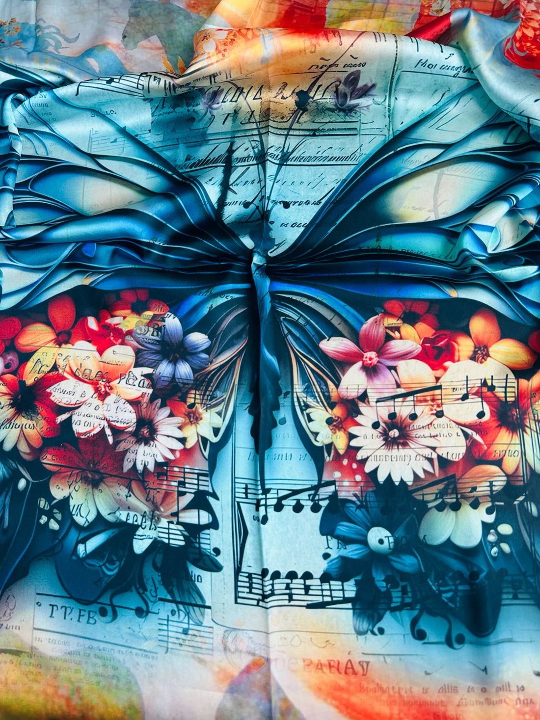 Wild Rag Scarf Wild Horse Butterfly
