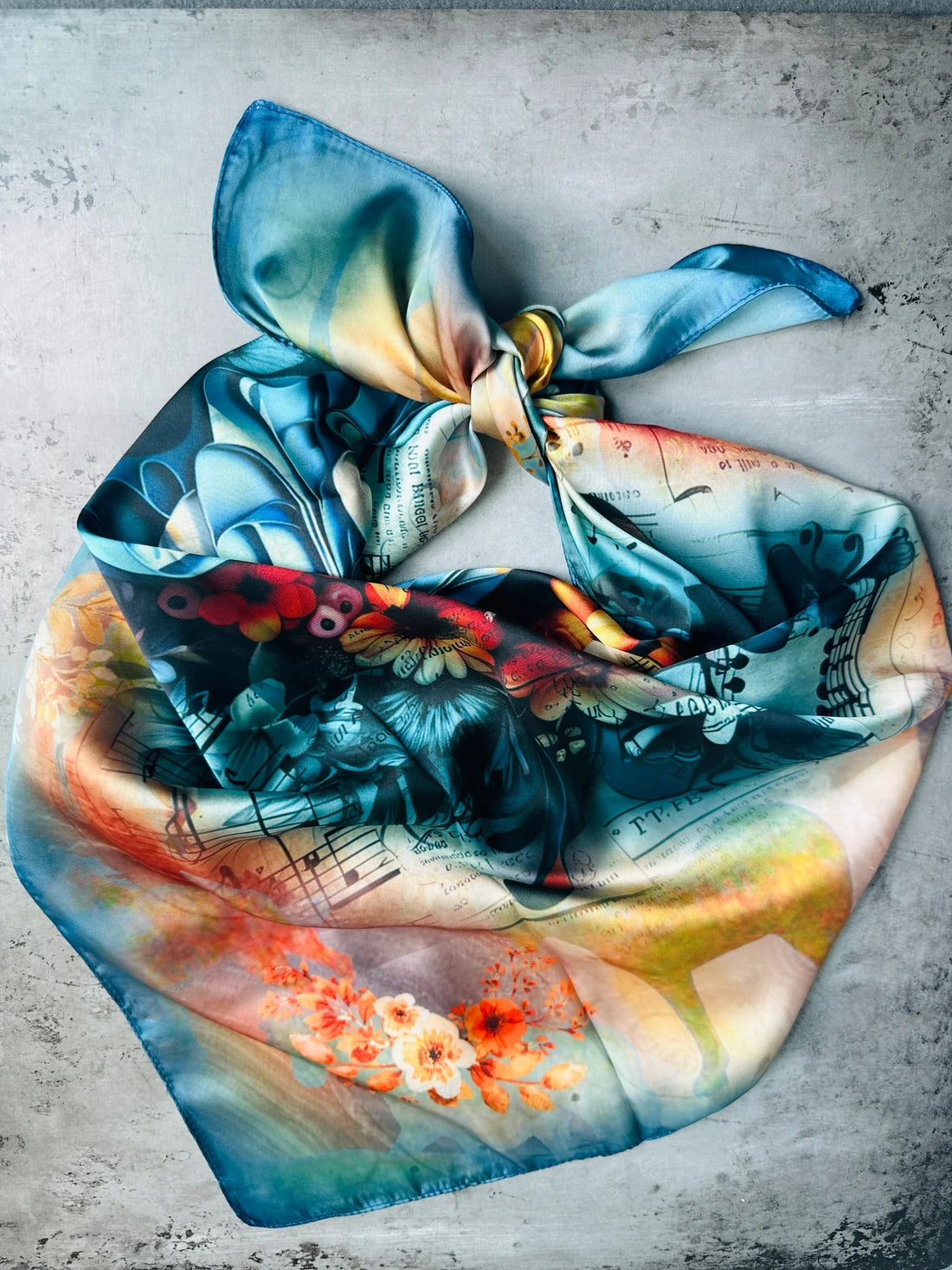 Wild Rag Scarf Wild Horse Butterfly