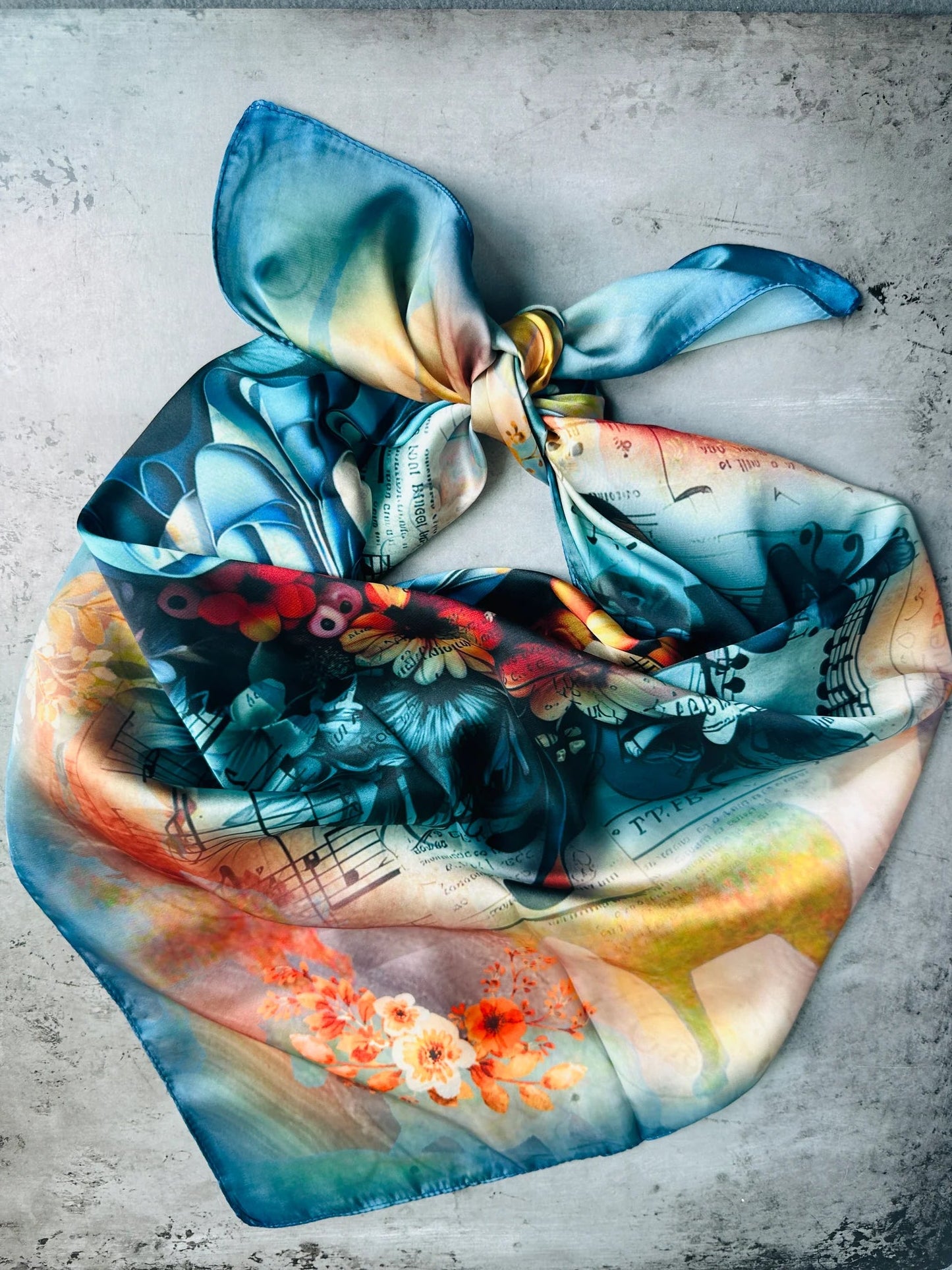 Wild Rag Scarf Wild Horse Butterfly