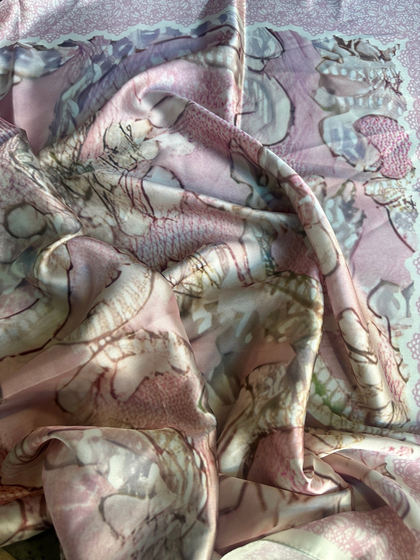 Wild Rag Scarf Pink Clouds