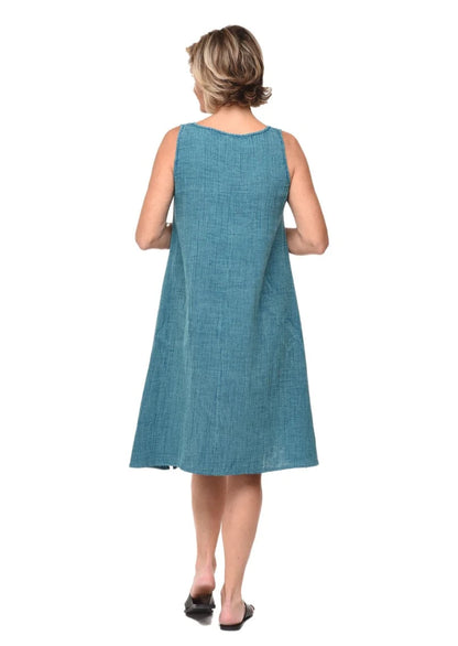 Fallon Tank Dress  TEAL