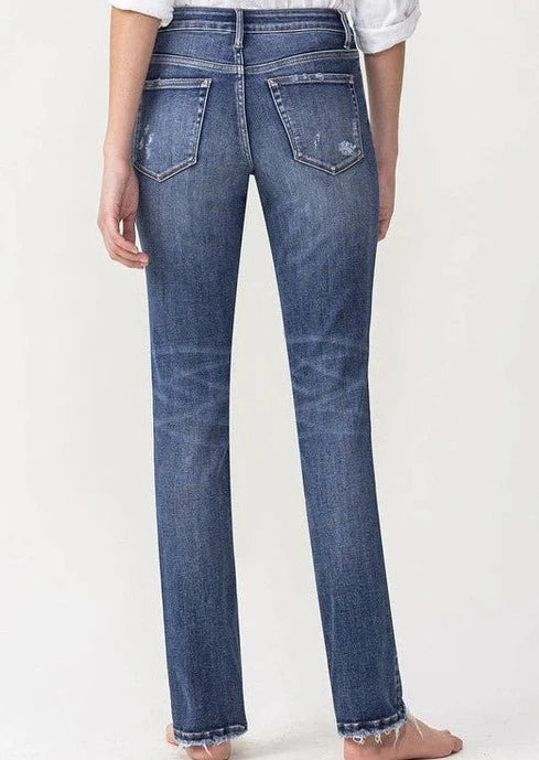 Mid Rise Straight Jean - Pleasantly 