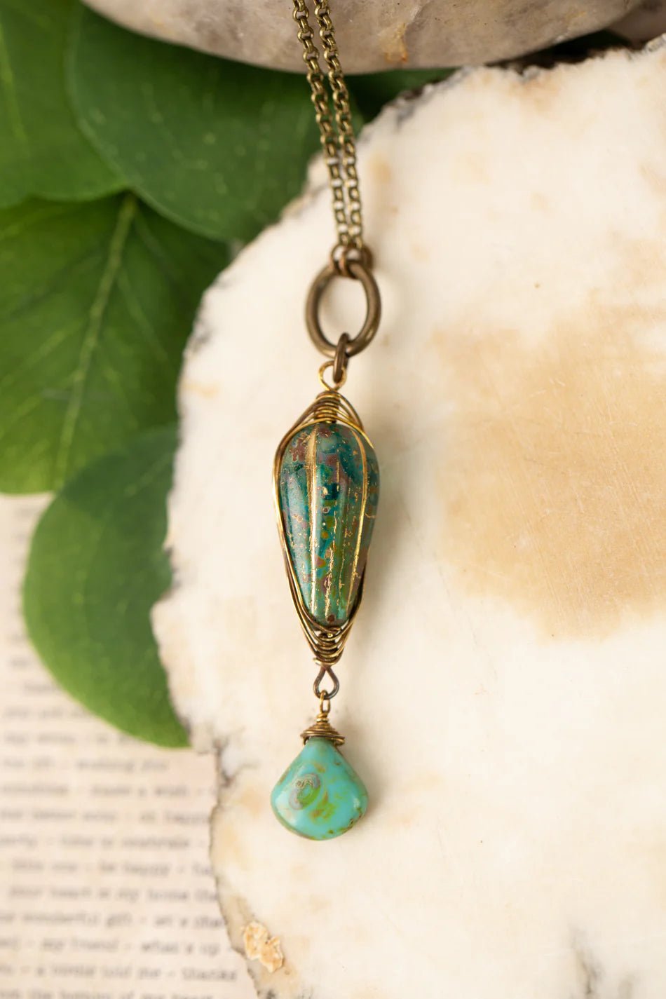 Rustic Creek Simple Necklace N049 - Vintage Vault Boutique