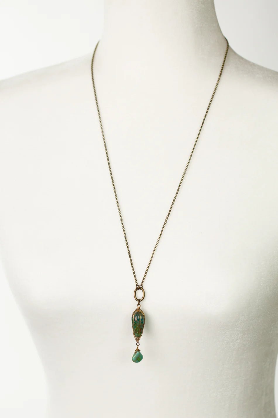 Rustic Creek Simple Necklace N049 - Vintage Vault Boutique