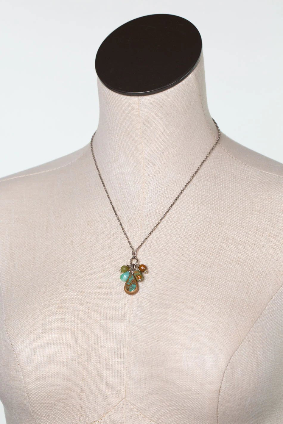 Remedy Opal Simple Necklace N005 - Vintage Vault Boutique